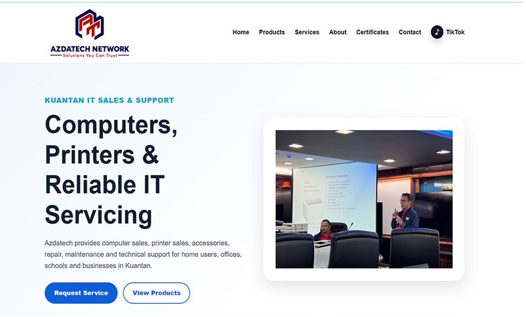 Azda Tech Website