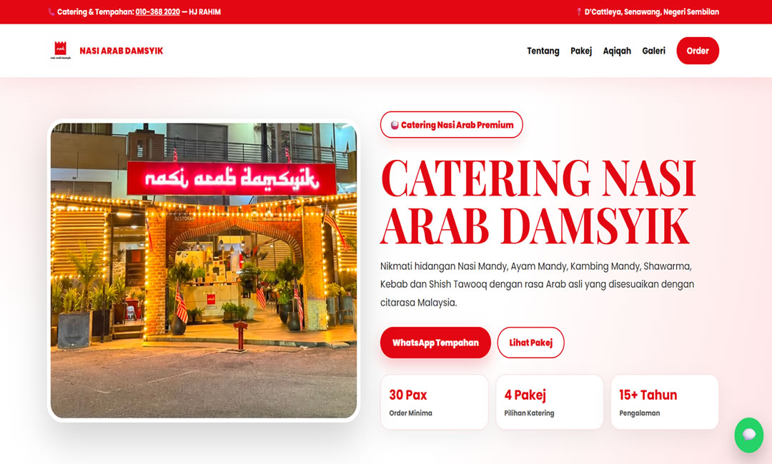 Nasi Arab Damsyik Website